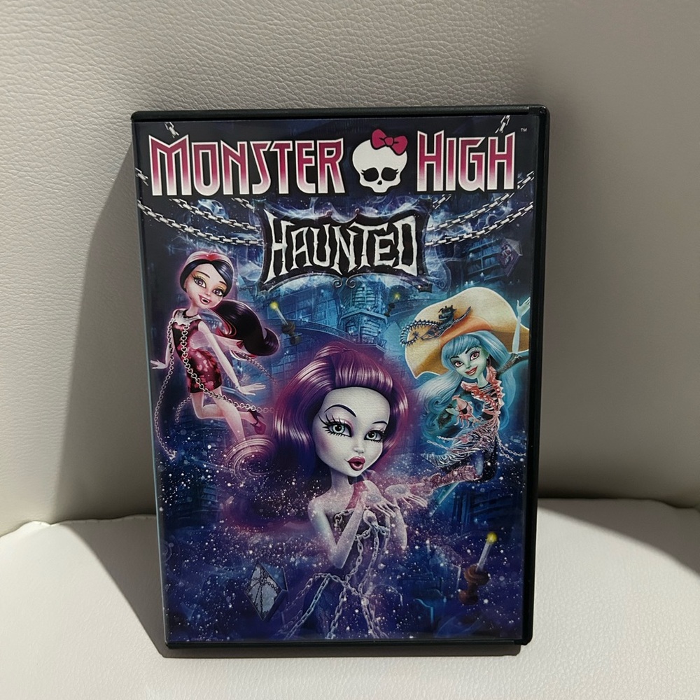 Monster High DVD with Blue and Purple Cover